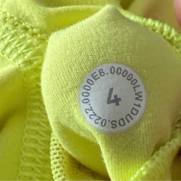 Electric Lemon Align Tank Lululemon size 4 plus DANCE  headband - Picture 4 of 6